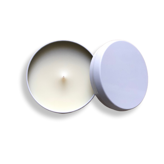 SouLuxe White Tin 6oz. Travel Candle